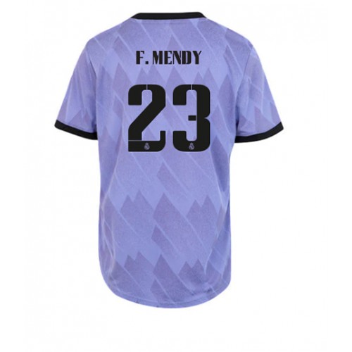 Real Madrid Ferland Mendy #23 Bortedrakt Kvinner 2022-23 Kortermet Real Madrid Ferland Mendy #23 Bortedrakt Kvinner 2022-23 Kortermet